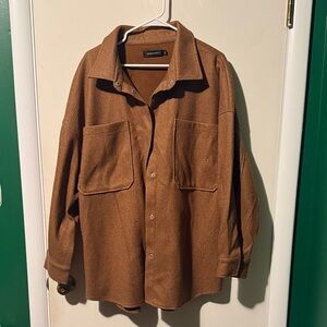 Brown Shacket